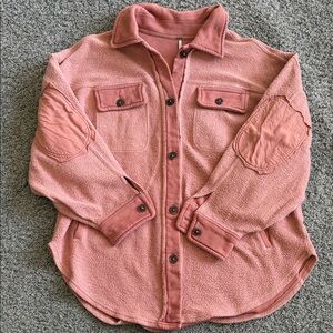 Free People sweatshirt shacket